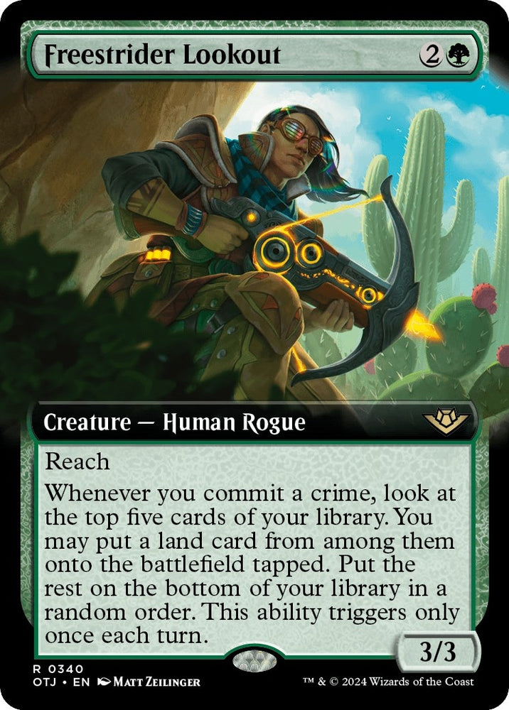 Image for Freestrider Lookout (Extended Art) (340) [Outlaws of Thunder Junction]