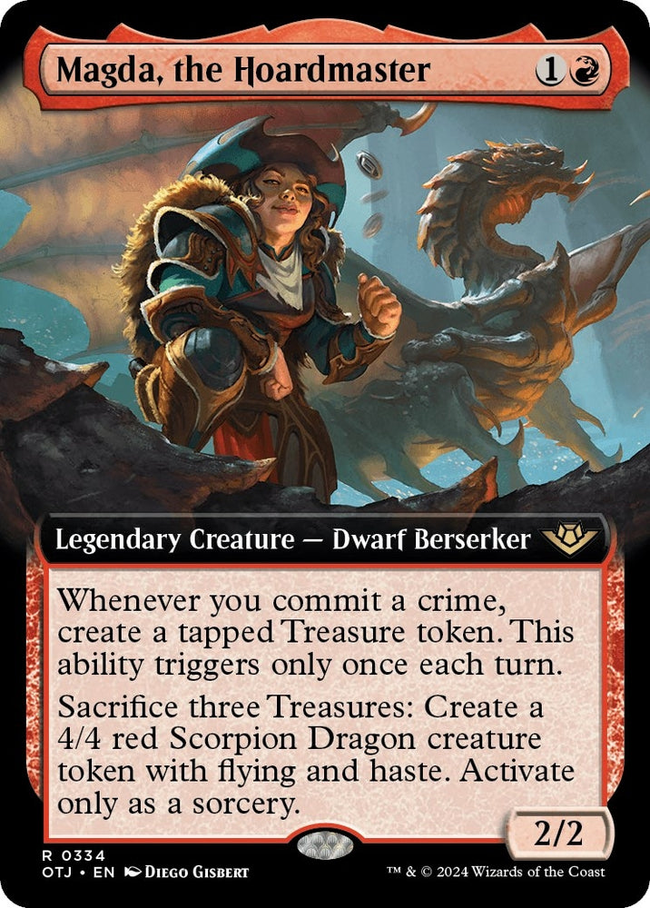 Image for Magda, the Hoardmaster (Extended Art) (334) [Outlaws of Thunder Junction]