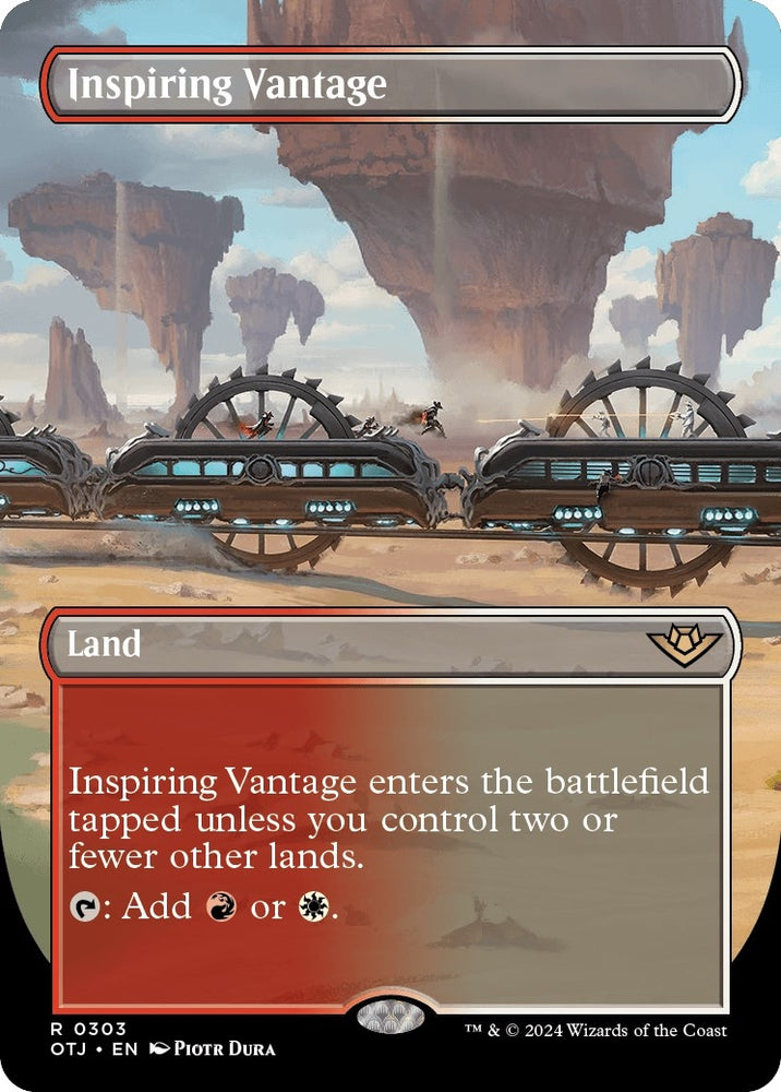 Image for Inspiring Vantage (Borderless) (303) [Outlaws of Thunder Junction]