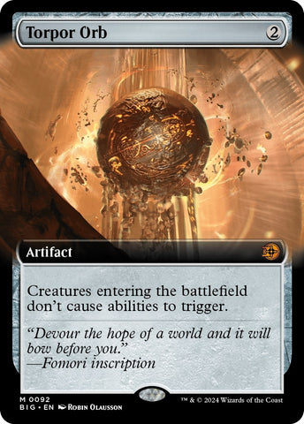 Image for Torpor Orb (Extended Art) (92) [Outlaws of Thunder Junction: The Big Score]