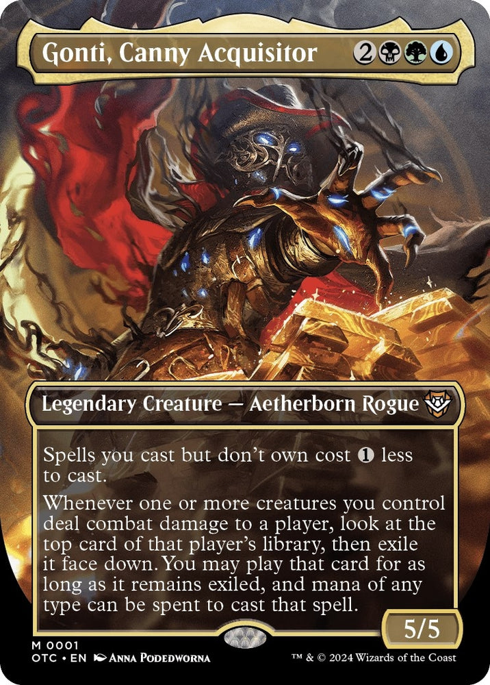 Image for Gonti, Canny Acquisitor (Borderless) (1) [Commander: Outlaws of Thunder Junction]