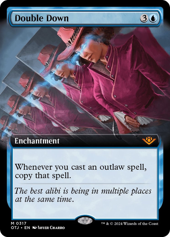 Image for Double Down (Extended Art) (317) [Outlaws of Thunder Junction]