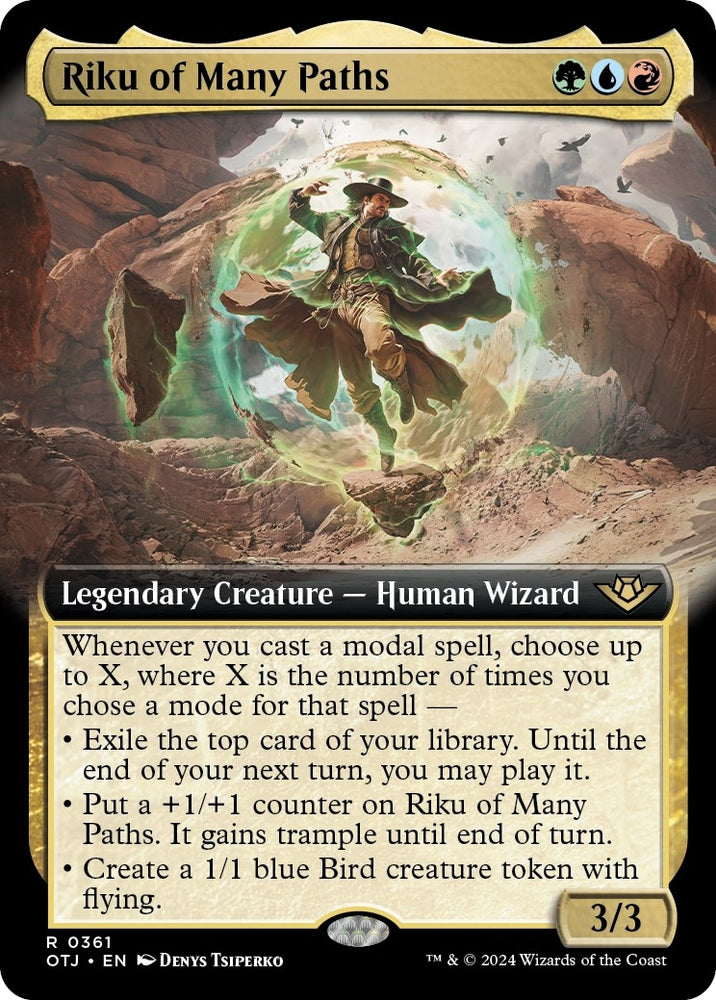 Image for Riku of Many Paths (Extended Art) (361) [Outlaws of Thunder Junction]