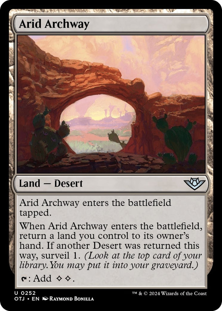 Image for Arid Archway (252) [Outlaws of Thunder Junction]