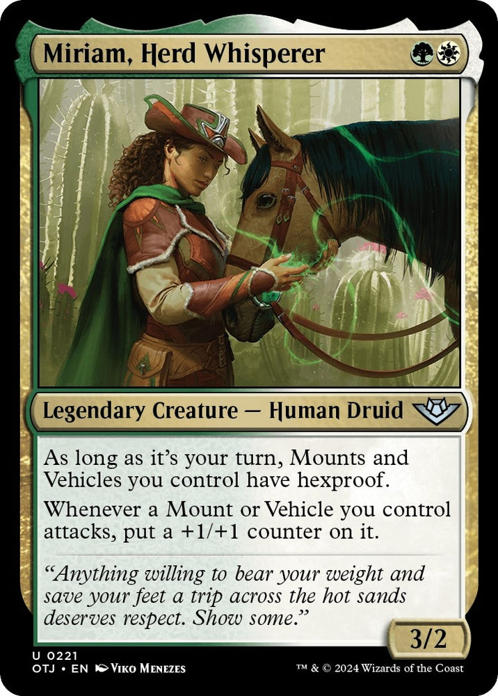 Image for Miriam, Herd Whisperer (221) [Outlaws of Thunder Junction]