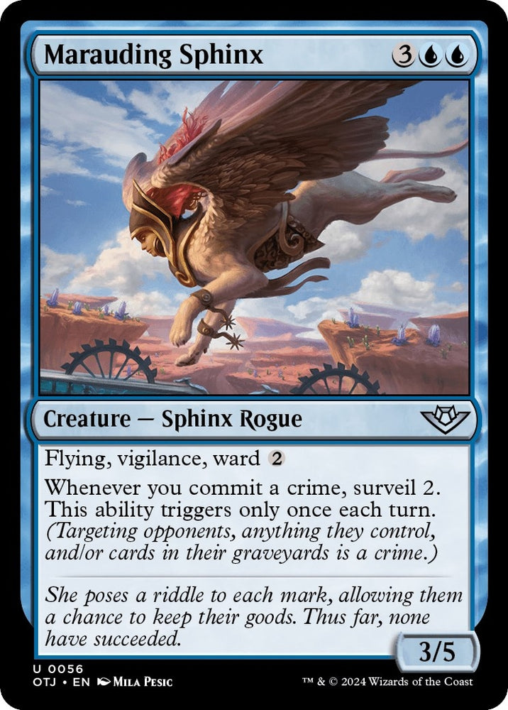 Image for Marauding Sphinx (56) [Outlaws of Thunder Junction]