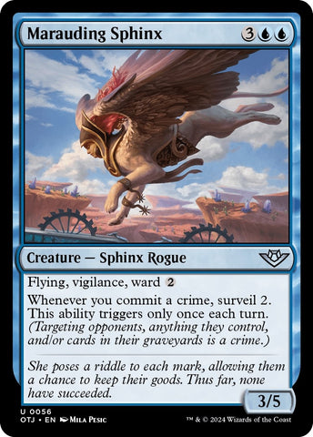 Image for Marauding Sphinx (56) [Outlaws of Thunder Junction]