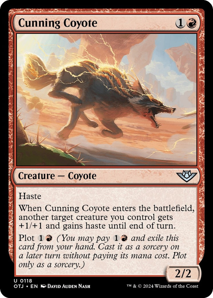Image for Cunning Coyote (118) [Outlaws of Thunder Junction]