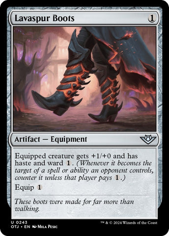 Image for Lavaspur Boots (243) [Outlaws of Thunder Junction]