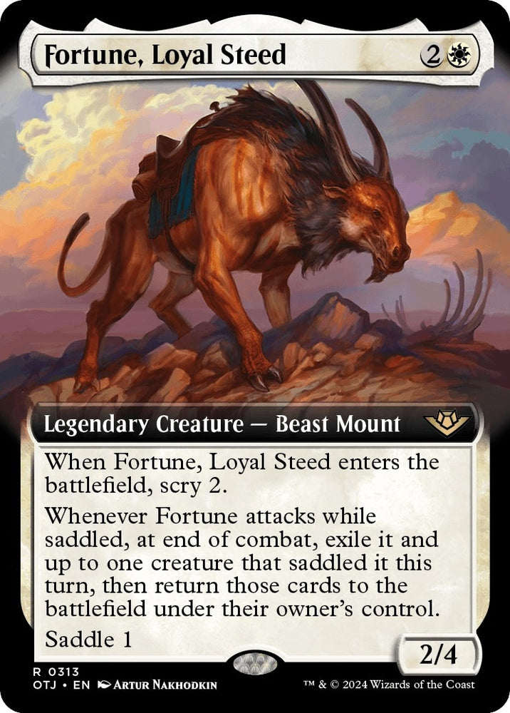 Image for Fortune, Loyal Steed (Extended Art) (313) [Outlaws of Thunder Junction]