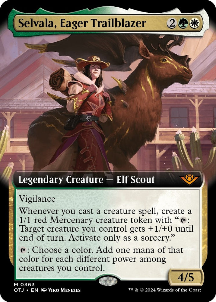 Image for Selvala, Eager Trailblazer (Extended Art) (363) [Outlaws of Thunder Junction]