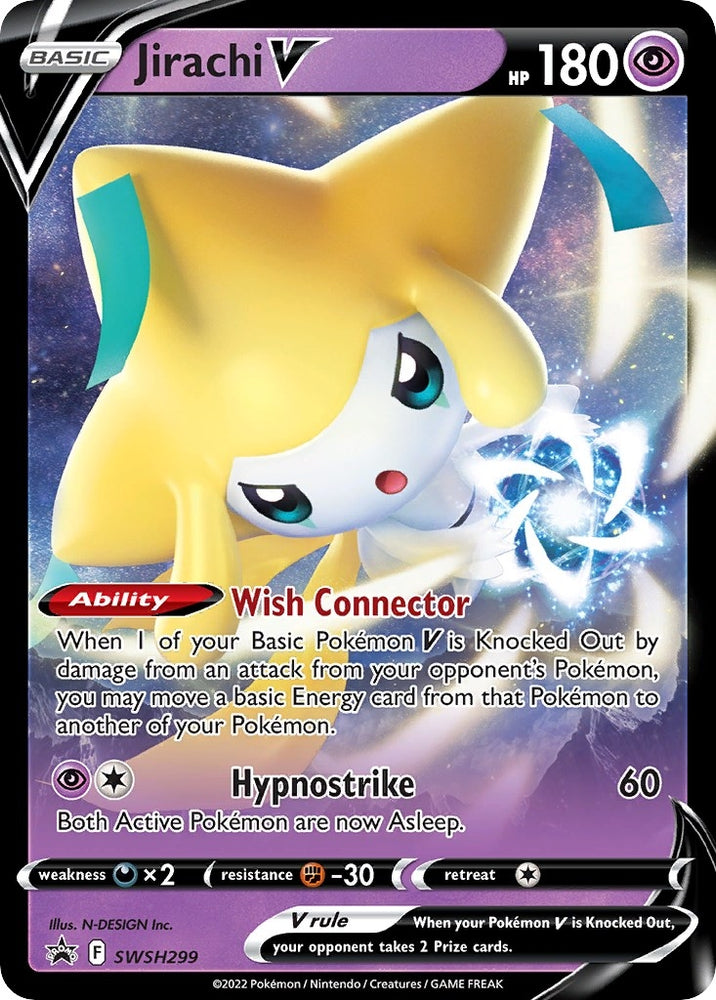 Image for Jirachi V - 299 (SWSH299) [SWSH: Sword & Shield Promo Cards]