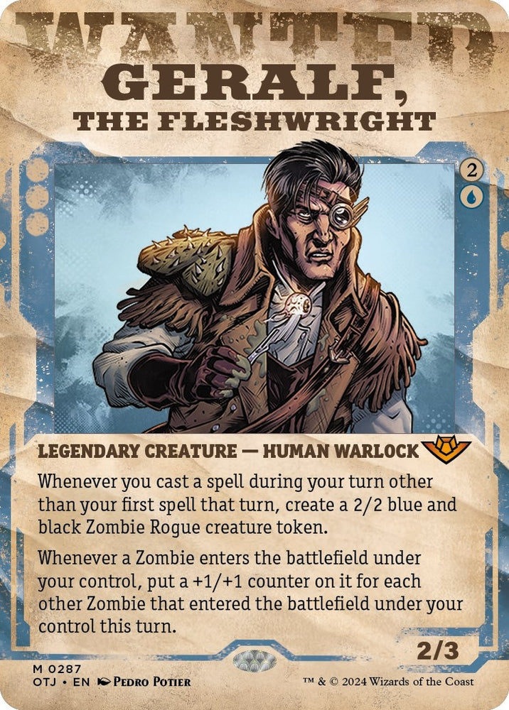 Image for Geralf, the Fleshwright (Showcase) (287) [Outlaws of Thunder Junction]