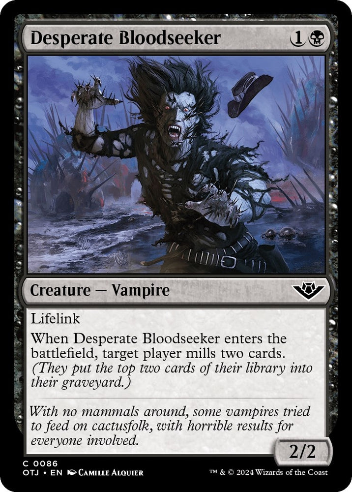 Image for Desperate Bloodseeker (86) [Outlaws of Thunder Junction]