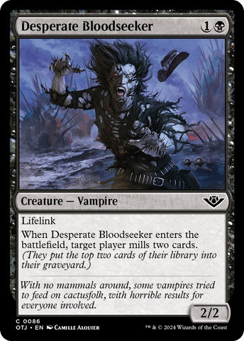 Image for Desperate Bloodseeker (86) [Outlaws of Thunder Junction]
