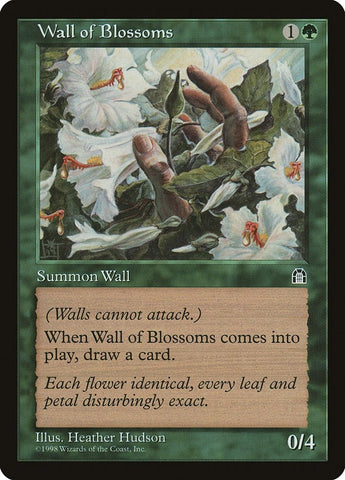 Image for Wall of Blossoms - Magic: The Gathering