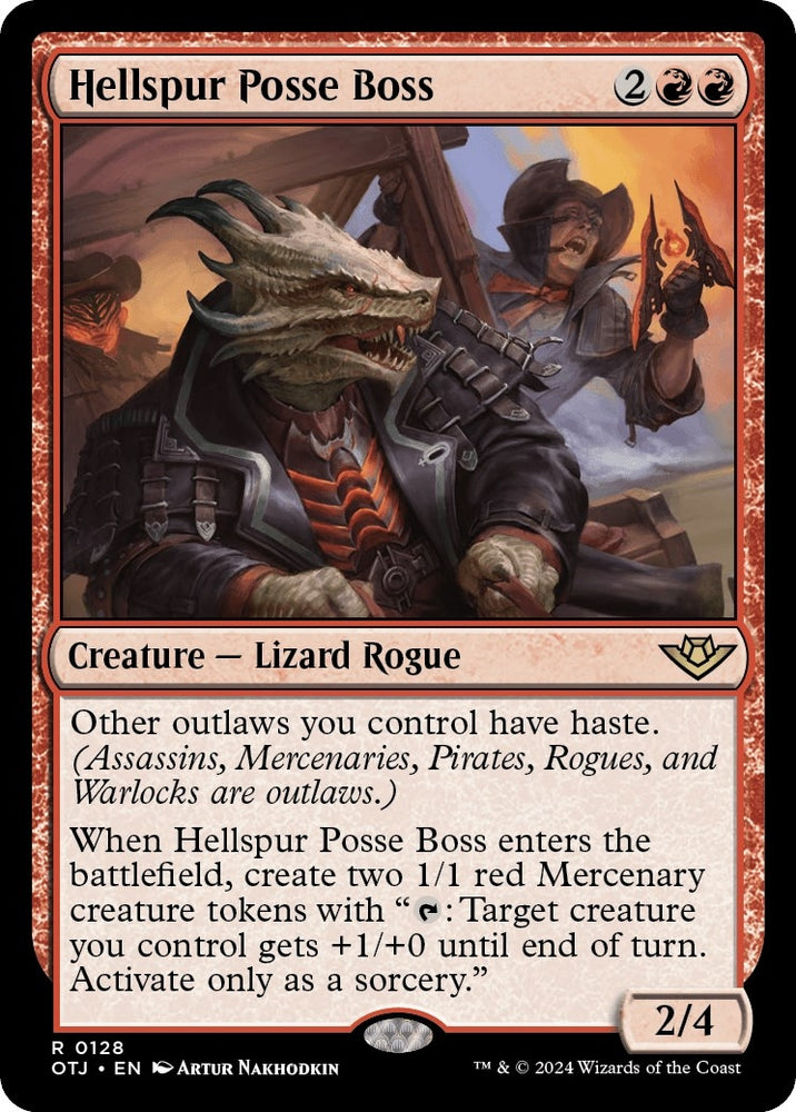 Image for Hellspur Posse Boss (128) [Outlaws of Thunder Junction]