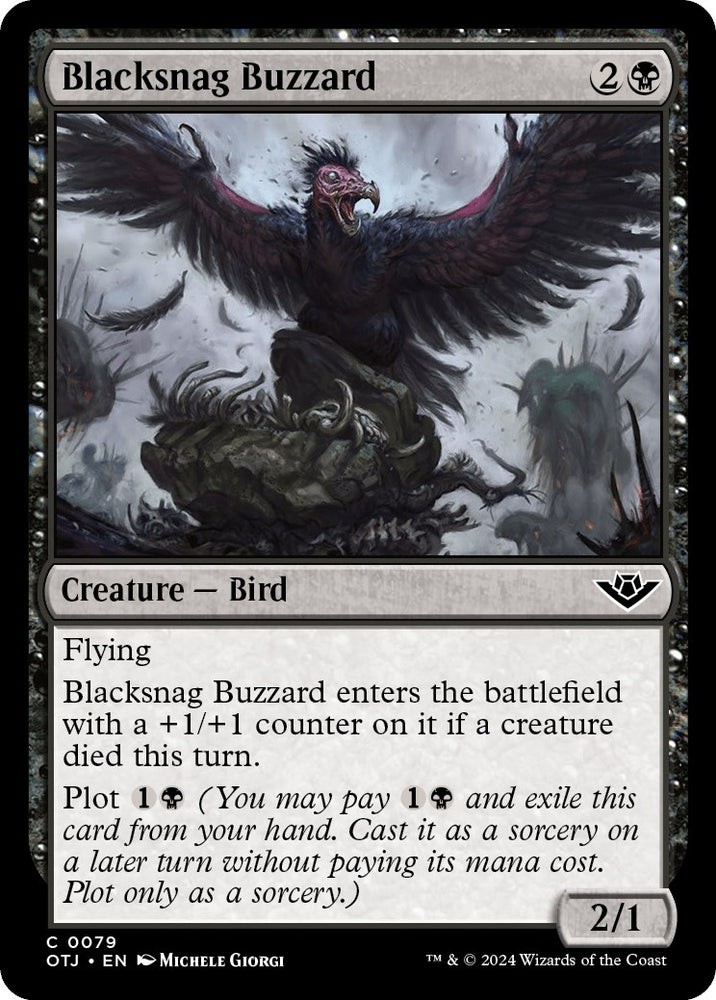 Image for Blacksnag Buzzard (79) [Outlaws of Thunder Junction]
