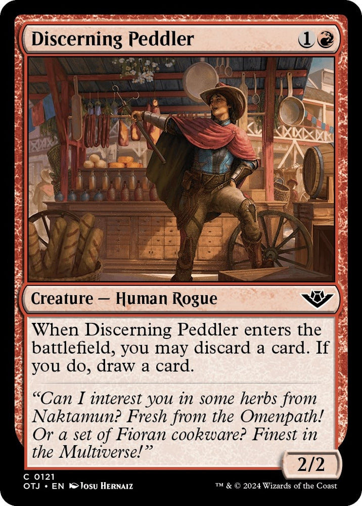 Image for Discerning Peddler (121) [Outlaws of Thunder Junction]