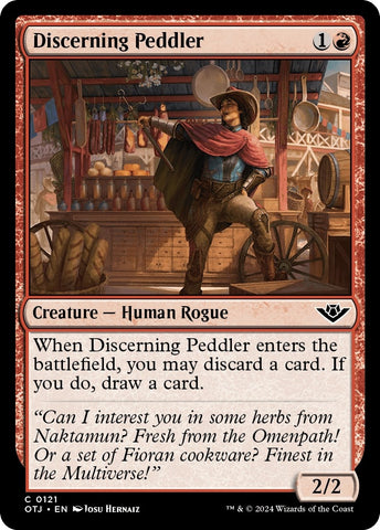 Image for Discerning Peddler (121) [Outlaws of Thunder Junction]