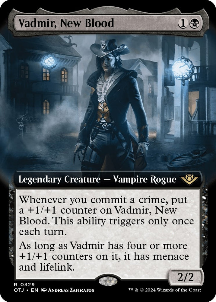 Image for Vadmir, New Blood (Extended Art) (329) [Outlaws of Thunder Junction]