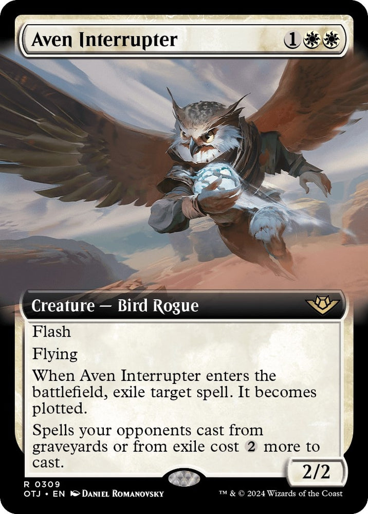 Image for Aven Interrupter (Extended Art) (309) [Outlaws of Thunder Junction]