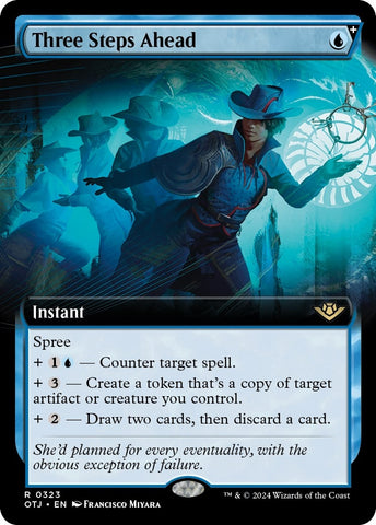 Image for Three Steps Ahead (Extended Art) (323) [Outlaws of Thunder Junction]