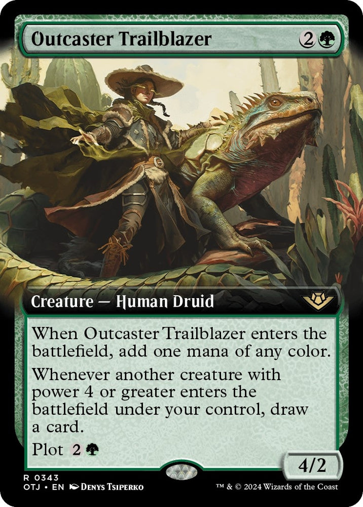 Image for Outcaster Trailblazer (Extended Art) (343) [Outlaws of Thunder Junction]