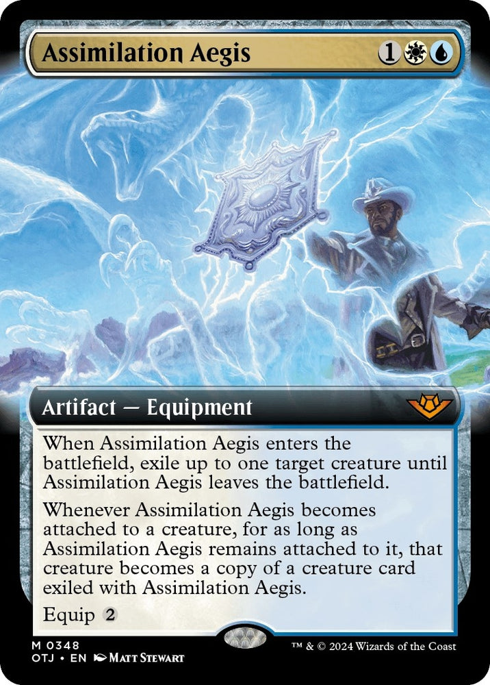 Image for Assimilation Aegis (Extended Art) (348) [Outlaws of Thunder Junction]