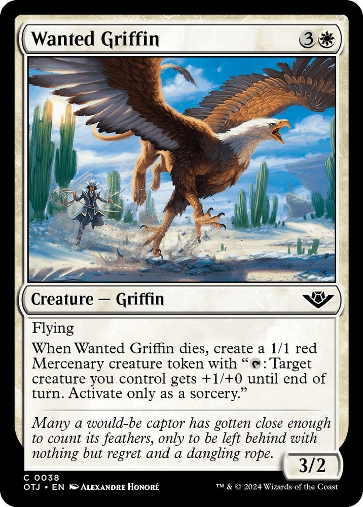 Image for Wanted Griffin (38) [Outlaws of Thunder Junction]