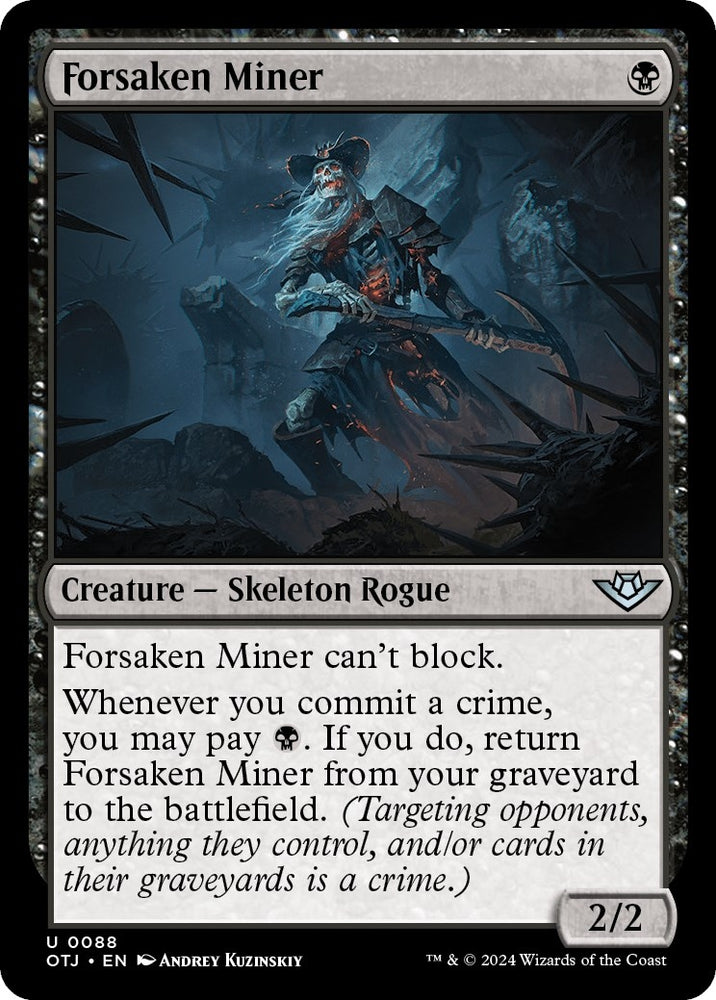 Image for Forsaken Miner (88) [Outlaws of Thunder Junction]