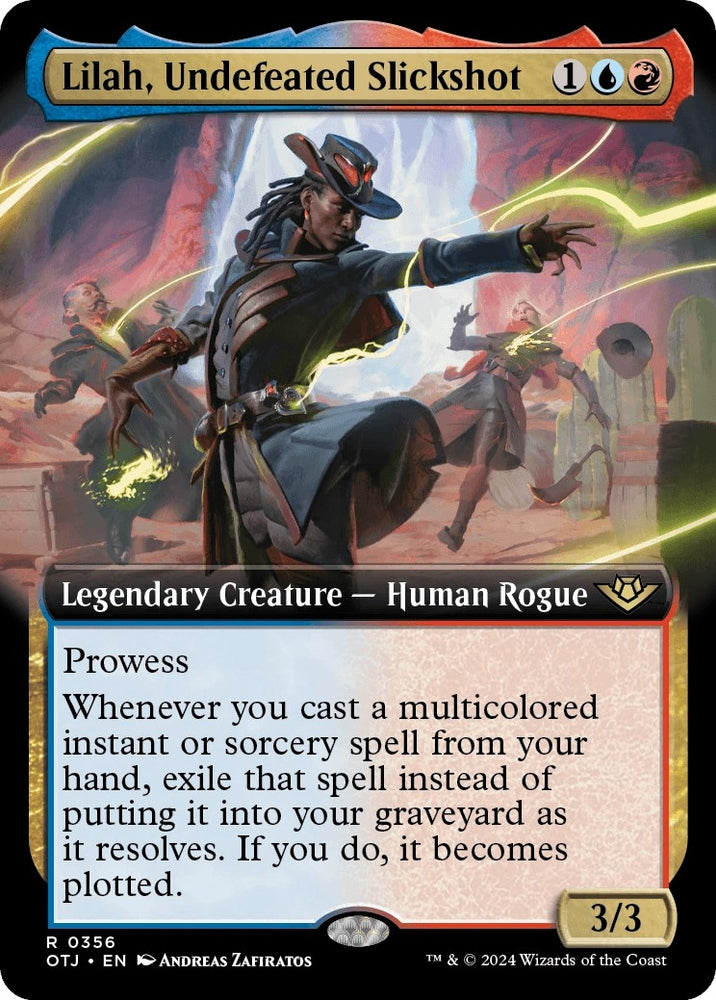 Image for Lilah, Undefeated Slickshot (Extended Art) (356) [Outlaws of Thunder Junction]