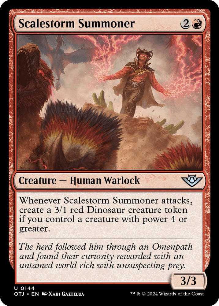 Image for Scalestorm Summoner (144) [Outlaws of Thunder Junction]