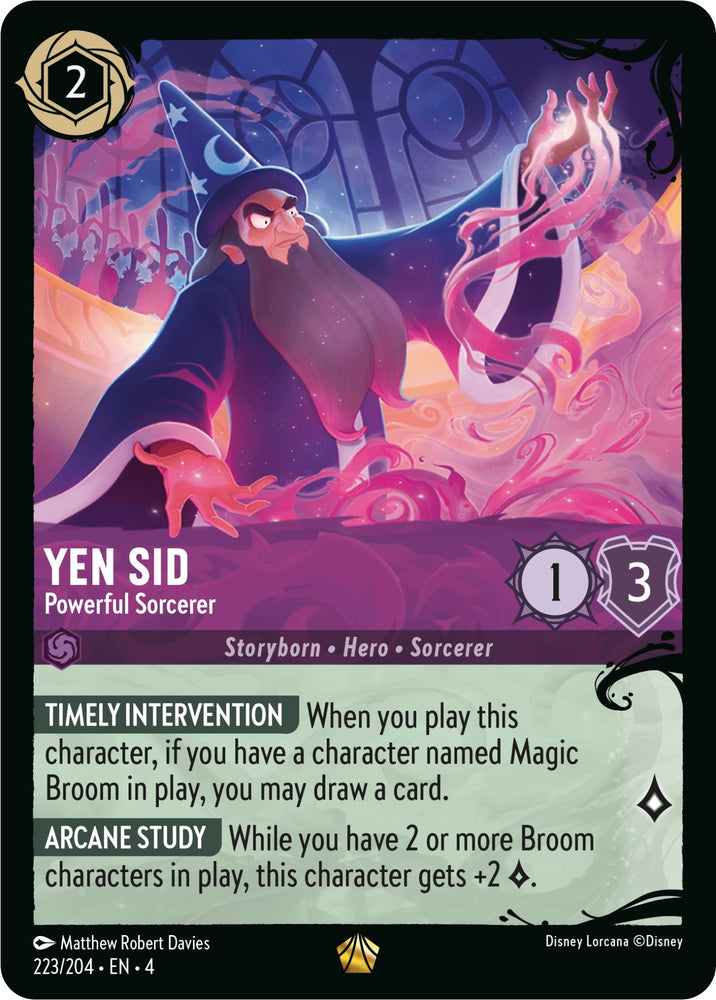 Image for Yen Sid - Powerful Sorcerer (223/204) (223/204) - Disney Lorcana