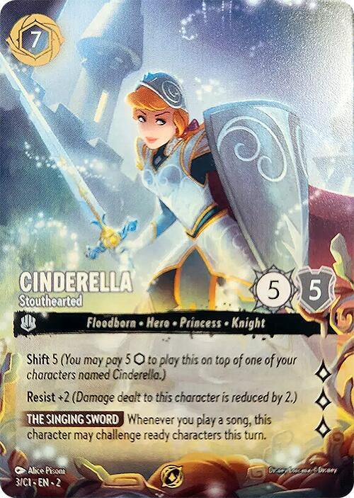 Image for Cinderella - Stouthearted (3) [Disney Lorcana Promo Cards]