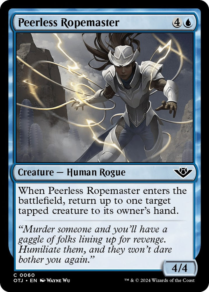 Image for Peerless Ropemaster (60) [Outlaws of Thunder Junction]