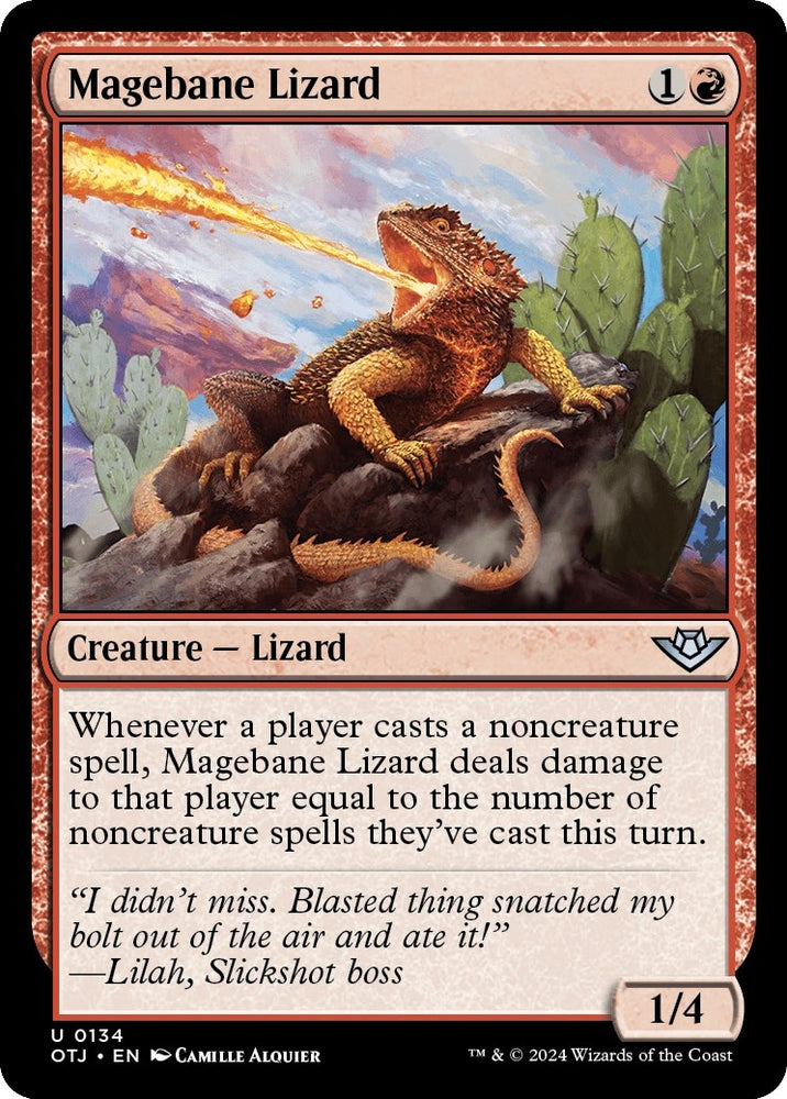 Image for Magebane Lizard (134) [Outlaws of Thunder Junction]