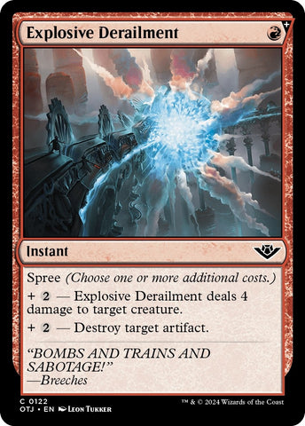 Image for Explosive Derailment (122) [Outlaws of Thunder Junction]