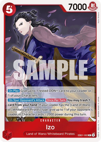 Image for Izo (EB01-002) (Extra Booster: Memorial Collection) - One Piece Card Game