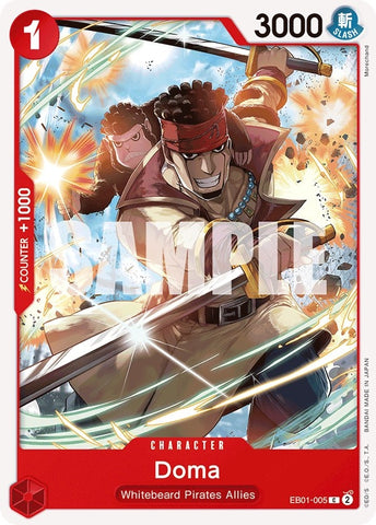Image for Doma (EB01-005) (Extra Booster: Memorial Collection) - One Piece Card Game
