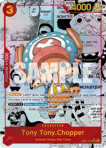 Image for Tony Tony.Chopper (Alternate Art) (Manga) (EB01-006) (Extra Booster: Memorial Collection) - One Piece Card Game