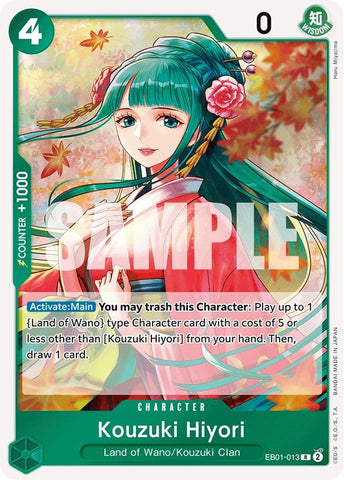 Image for Kouzuki Hiyori (EB01-013) (Extra Booster: Memorial Collection) - One Piece Card Game
