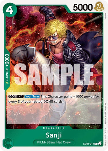 Image for Sanji (EB01-014) (Extra Booster: Memorial Collection) - One Piece Card Game
