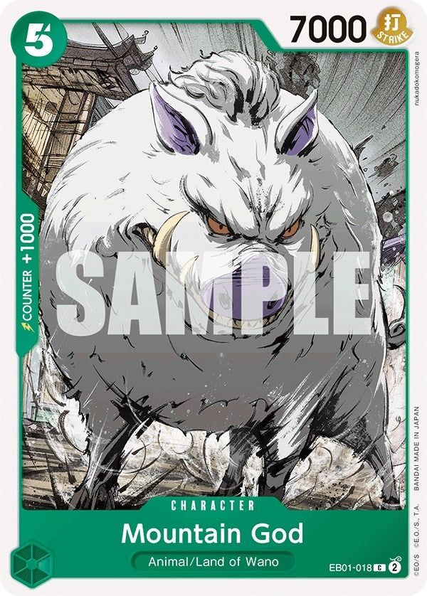 Image for Mountain God (EB01-018) (Extra Booster: Memorial Collection) - One Piece Card Game
