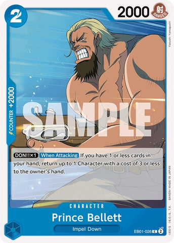 Image for Prince Bellett (EB01-026) (Extra Booster: Memorial Collection) - One Piece Card Game