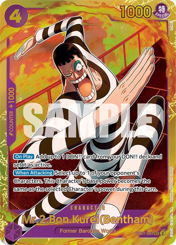 Image for Mr.2.Bon.Kurei (Bentham) (EB01-061) - One Piece Card Game