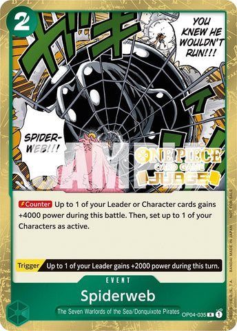 Image for Spiderweb (Judge Pack Vol. 3) (OP04-035) - One Piece Card Game