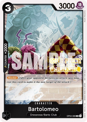 Bartolomeo (Judge Pack Vol. 3) (OP04-089) (One Piece Promotion Cards)
