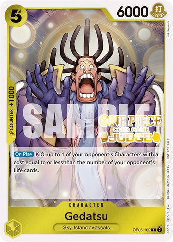 Gedatsu (Judge Pack Vol. 3) (OP05-102) (One Piece Promotion Cards)