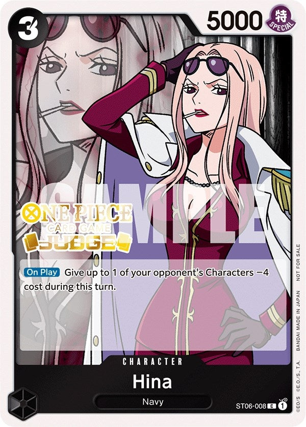 Hina (Judge Pack Vol. 3) (ST06-008) (One Piece Promotion Cards)